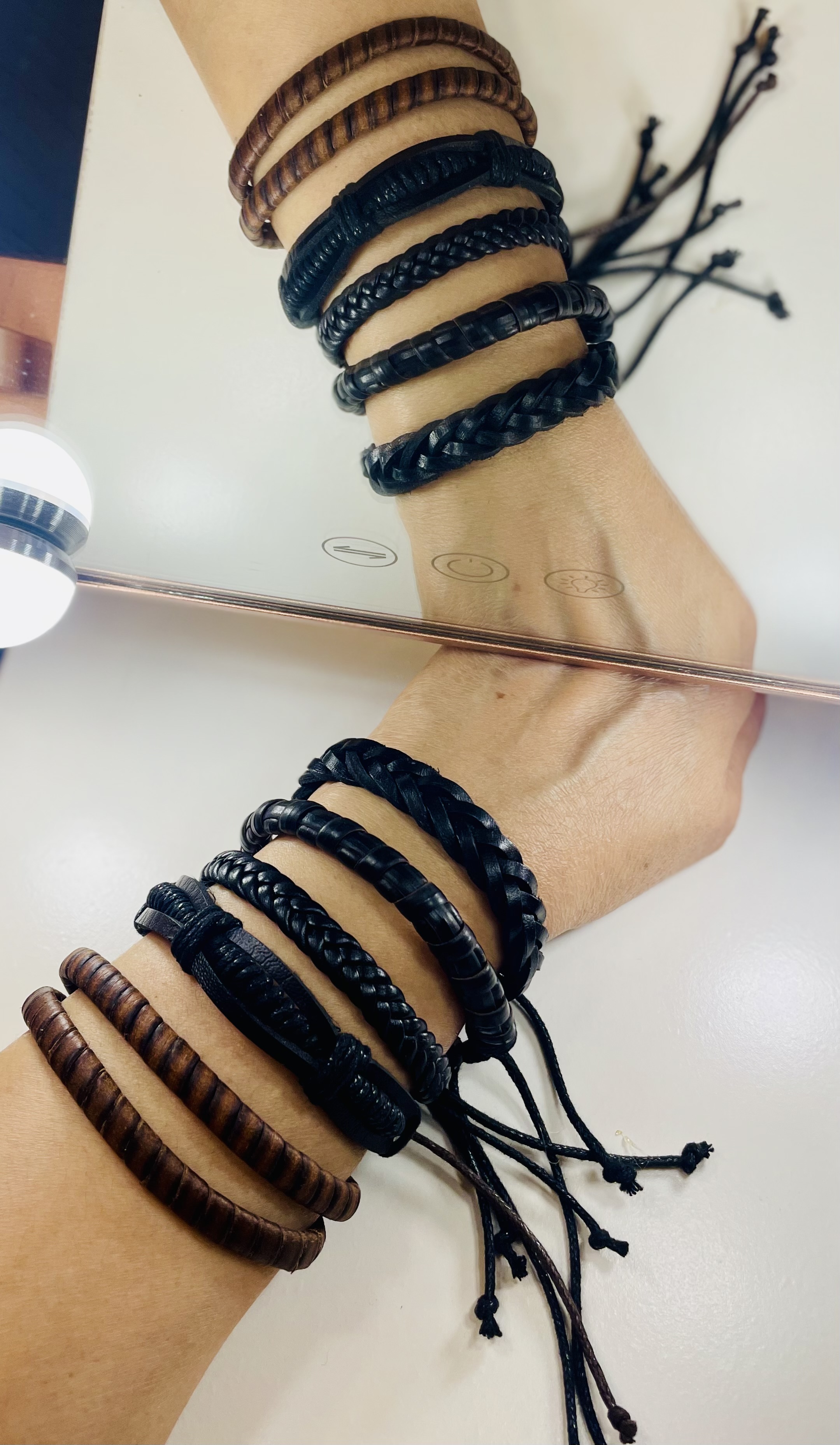 Leather bracelets