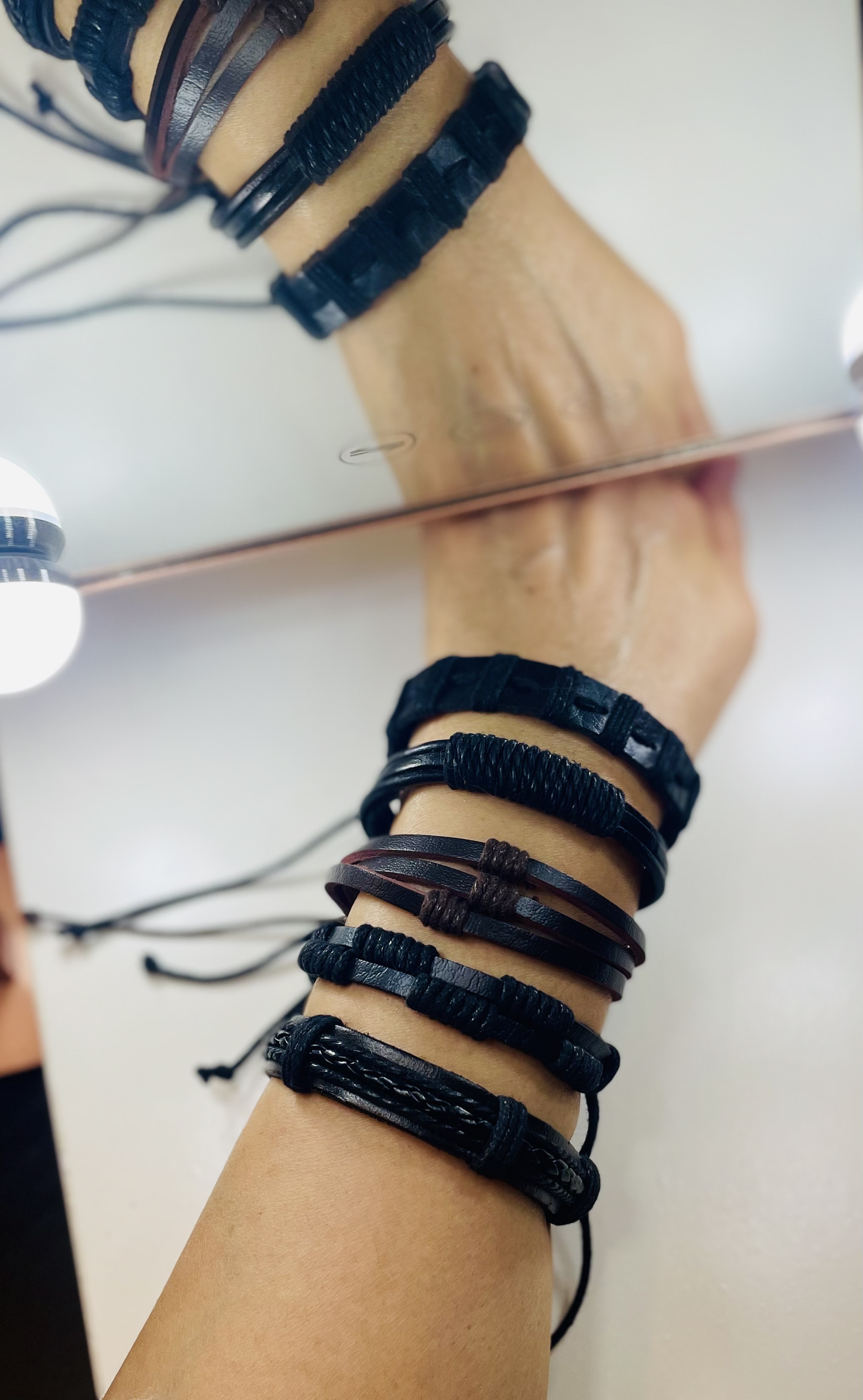 Leather bracelets